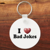 I Love Bad Jokes Sleutelhanger (Voorkant)
