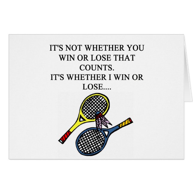 i love badminton design (Voorkant Horizontaal)