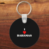 I Love Bahamas Sleutelhanger (Voorkant)