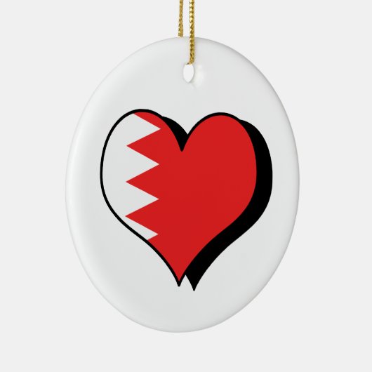 I Love Bahrain Ornament (Rechts)