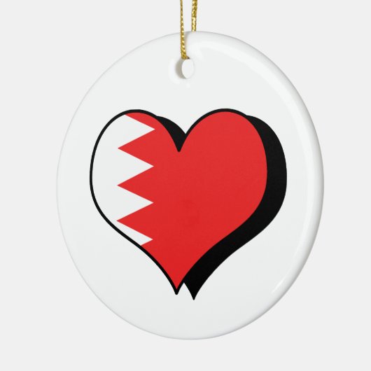 I Love Bahrain Ornament (Links)