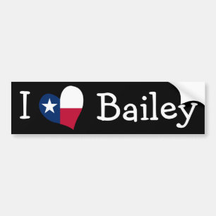 I Love Bailey Bumpersticker