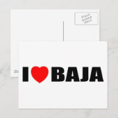 I Love Baja Briefkaart (Voorkant / Achterkant)