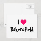 I Love Bakersfield Briefkaart (Voorkant / Achterkant)