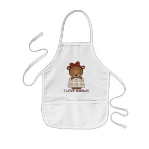 I Love Baking apron Kinder Schort