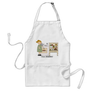 I Love Baking apron Standaard Schort