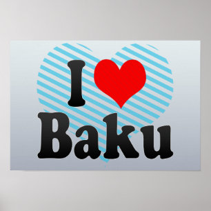 I Love Baku, Azerbeidzjan Poster