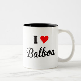 I Love Balboa Polar Tweekleurige Koffiemok