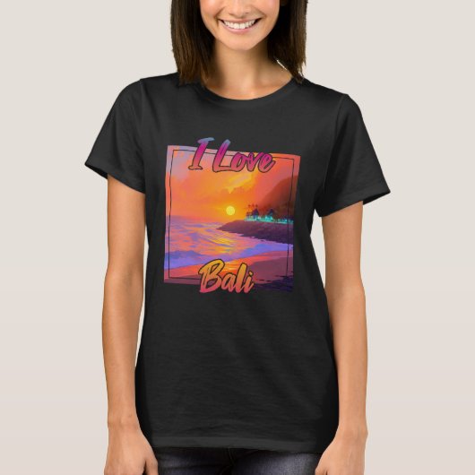 I Love Bali T-shirt (Voorkant)