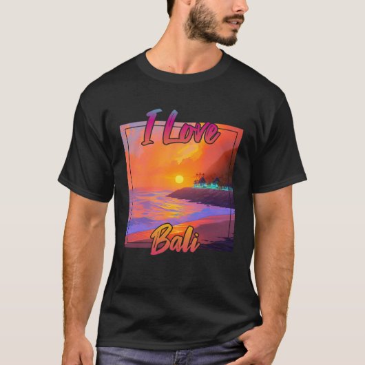 I Love Bali T-shirt (Voorkant)
