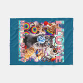 I Love Ball Play Cute Cats Roll Of Wool Kitty For Fleece Deken (Voorkant (Horizontaal))