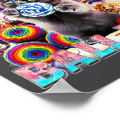 I Love Ball Play Cute Cats Roll Of Wool Kitty For  Poster (Hoek)