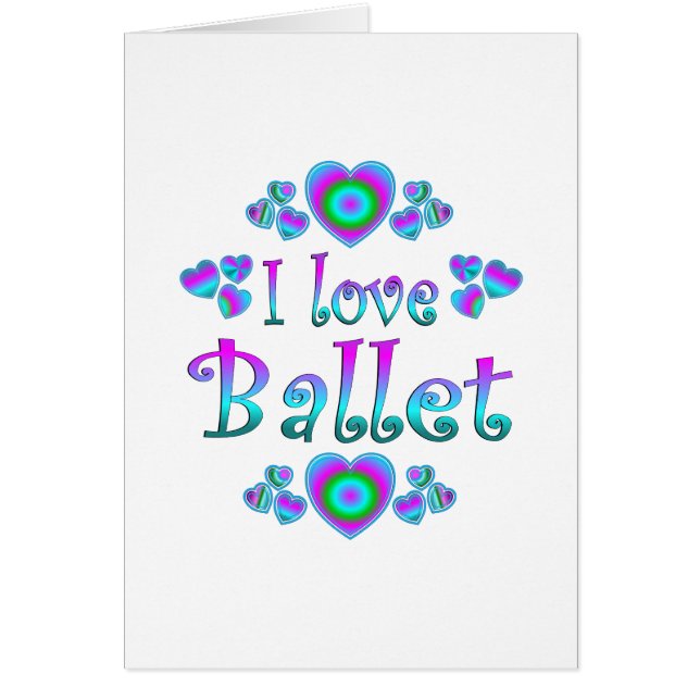 I Love Ballet (Voorkant)