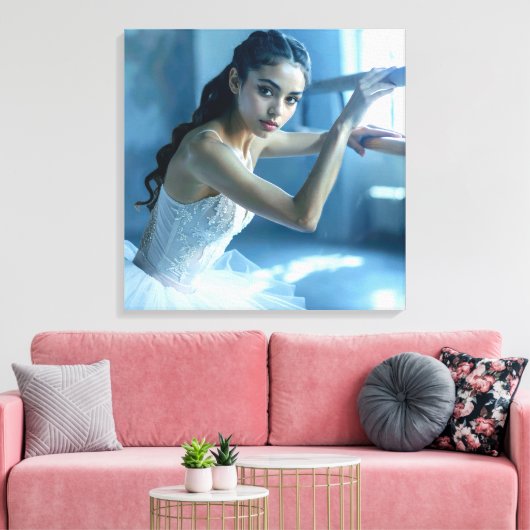 I LOVE BALLET - BALLET & DANCE CANVAS AFDRUK (Insitu (Woonkamer))