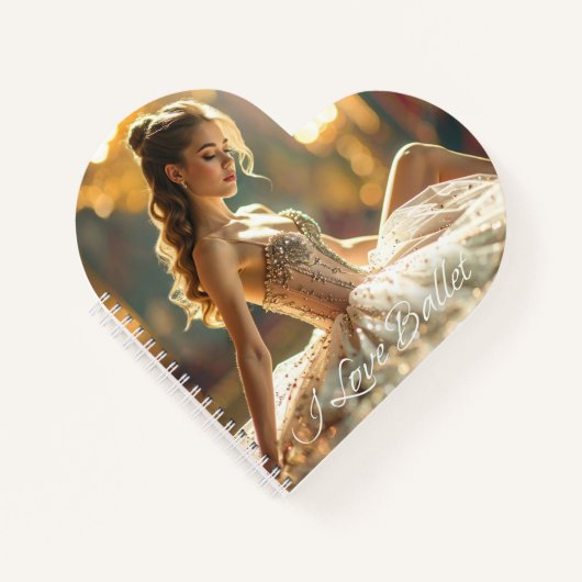 I LOVE BALLET - BALLET & DANCE NOTITIEBOEK (Voorkant)