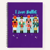I Love Ballet Nutcrackers Notitieboek (Voorkant)