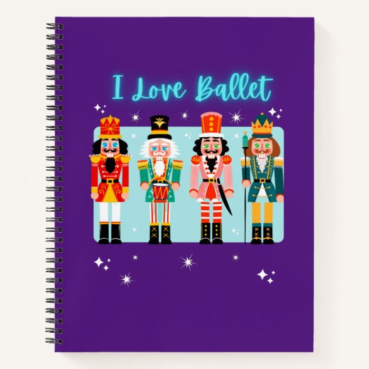 I Love Ballet Nutcrackers Notitieboek (Voorkant)