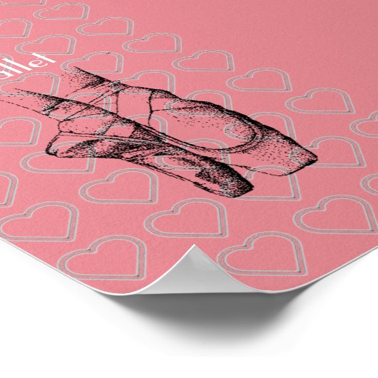 I Love Ballet Poster (Hoek)