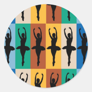 I Love Ballet Ronde Sticker