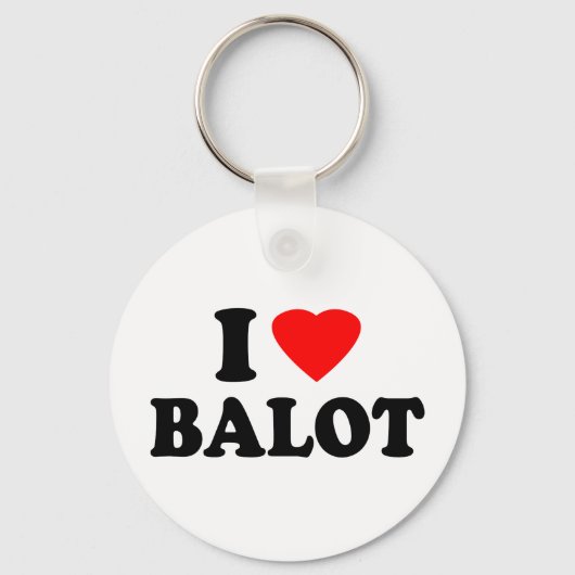 I Love Balot Sleutelhanger (Voorkant)