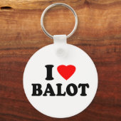 I Love Balot Sleutelhanger (Voorkant)