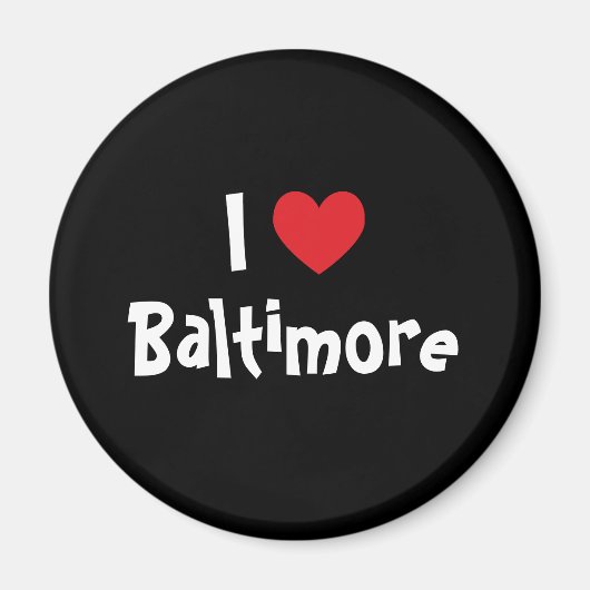 I Love Baltimore Magneet (Voorkant)