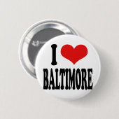 I Love Baltimore Ronde Button 5,7 Cm (Voorkant /achterkant)