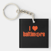 I Love Baltimore Sleutelhanger (Voorkant)