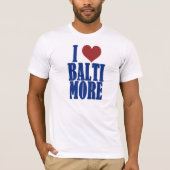 I Love Baltimore T-shirt (Voorkant)