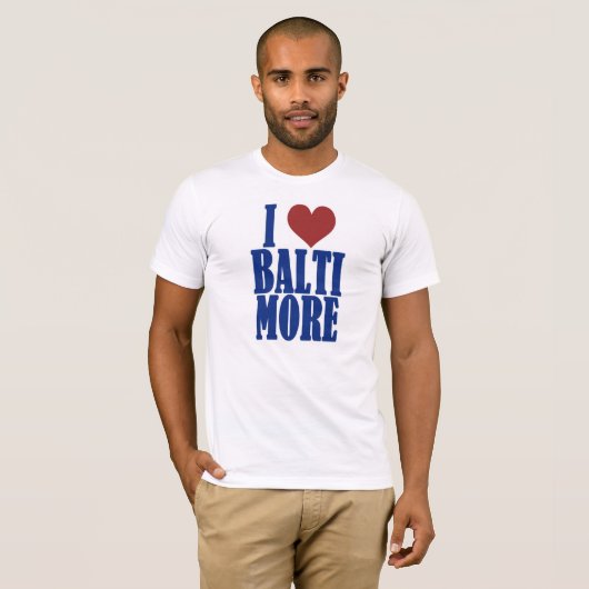 I Love Baltimore T-shirt (Voorkant volledig)