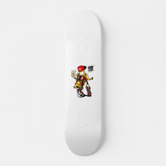 I Love Banana Rebel Persoonlijk Skateboard (Voorkant)
