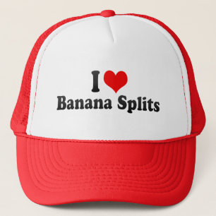 I Love Banana Splits Trucker Pet