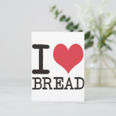 I Love Bananas - Apples - Brood Producten & Design Briefkaart (Staand voorkant)