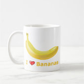 I Love Bananas Koffiemok (Links)
