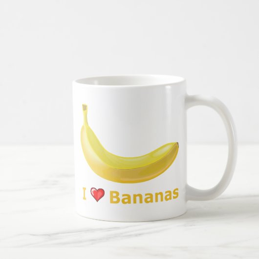 I Love Bananas Koffiemok (Rechts)