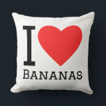 I love bananas kussen<br><div class="desc">I love bananas ,  for fruit lovers</div>