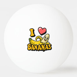 I Love Bananas Pingpongbal