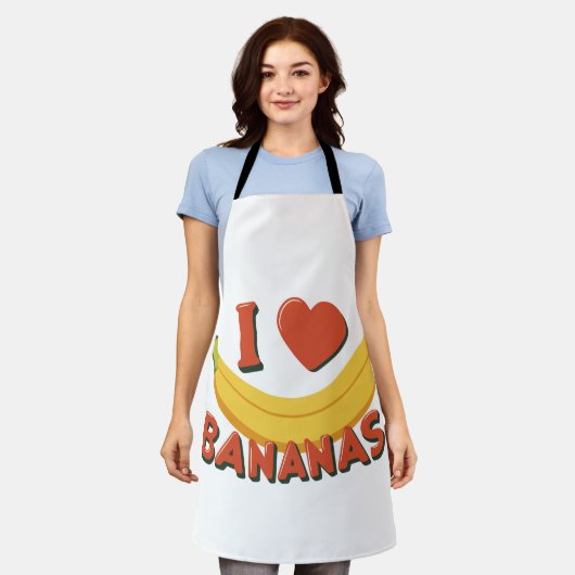 I Love Bananas Schort (Gedragen)