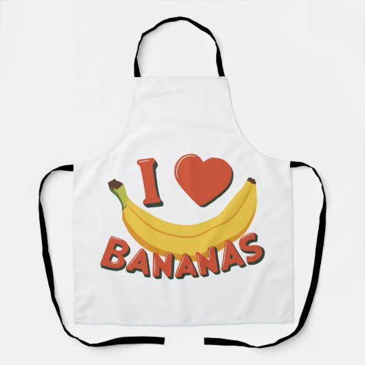 I Love Bananas Schort (Voorkant)