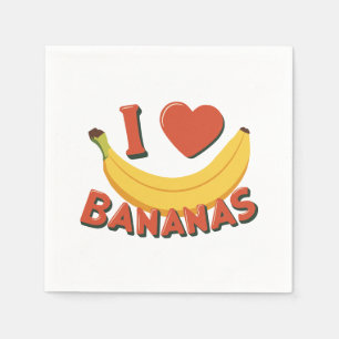 I Love Bananas Servet