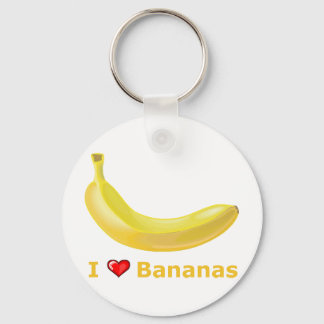 I Love Bananas Sleutelhanger