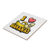 I Love Bananas Tegeltje (Zijkant)
