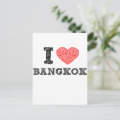 I Love Bangkok Briefkaart (Staand voorkant)