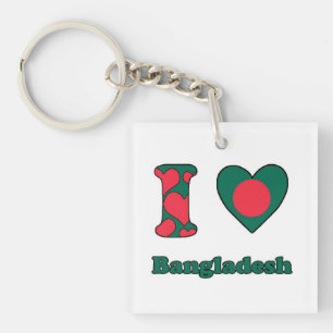 I love Bangladesh Sleutelhanger