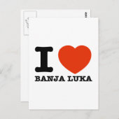 I Love Banja Luka Briefkaart (Voorkant / Achterkant)