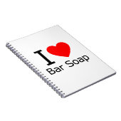 i Love Bar Soap Notitieboek (Rechterzijde)