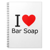 i Love Bar Soap Notitieboek (Voorkant)