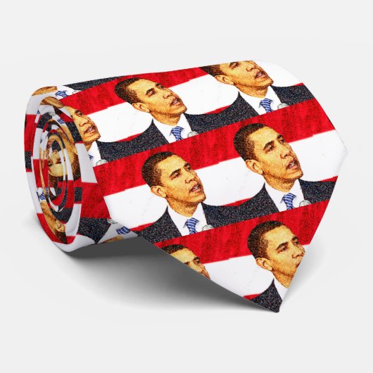 I Love Barack Stropdas (Opgerold)