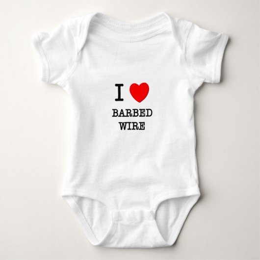 I Love Barbed Wire Romper (Voorkant)