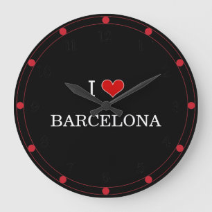 I Love Barcelona Grote Klok